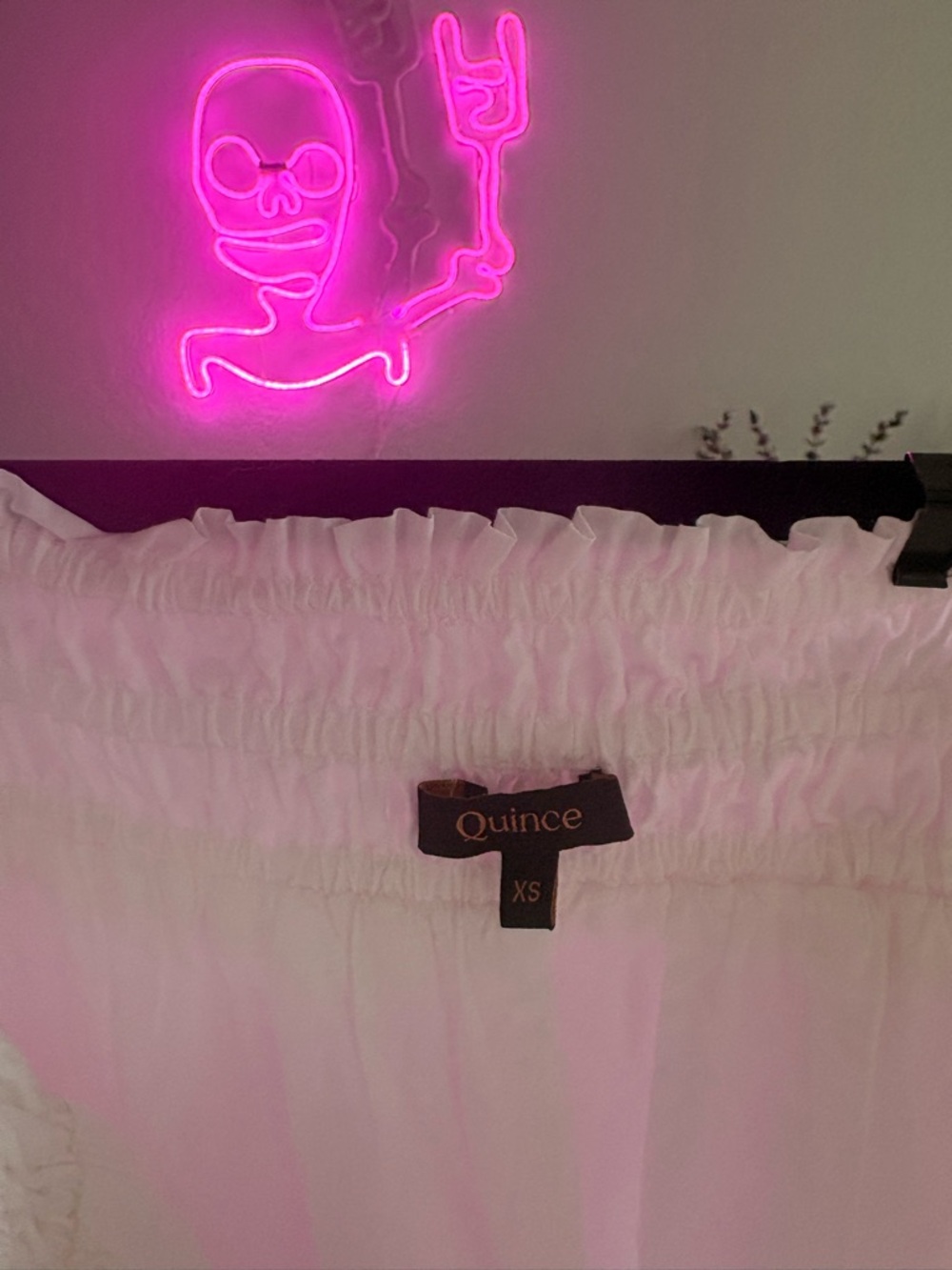 Quince White Tiered Maxi Skirt with Smocked Waist - Picture 2 of 5